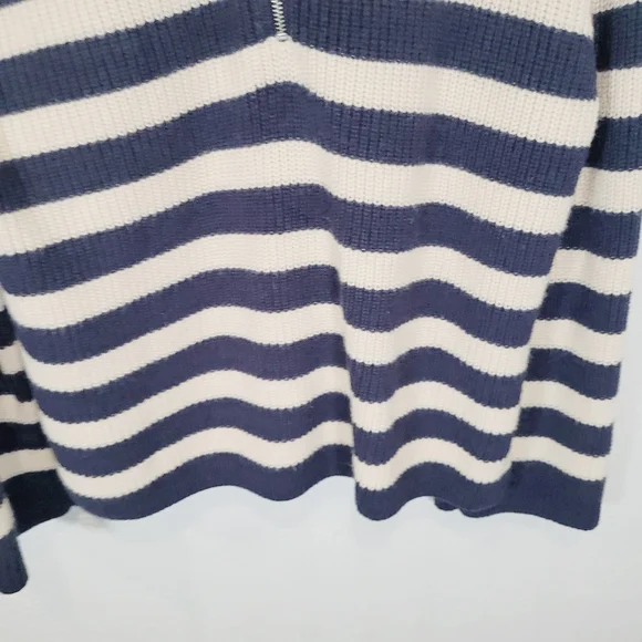 & Other Stories half zip oversized stripe sweater - Picture 5 of 7